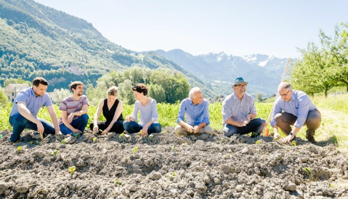 Ernährungsfeld in Vaduz eröffnet Haberfeld Vaduz. Fotograf Julian Konrad