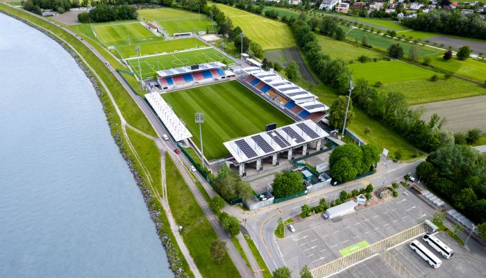 Rheinpark Stadion Vaduz wird modernisiert und erweitert