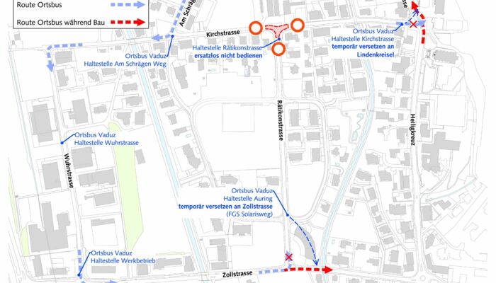 Deckbelagseinbau Knoten Kirchstrasse – Rätikonstrasse
