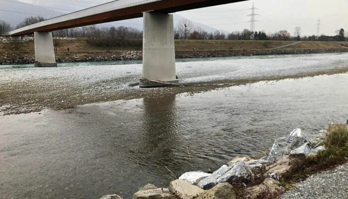 Rammsondierungen am Rhein