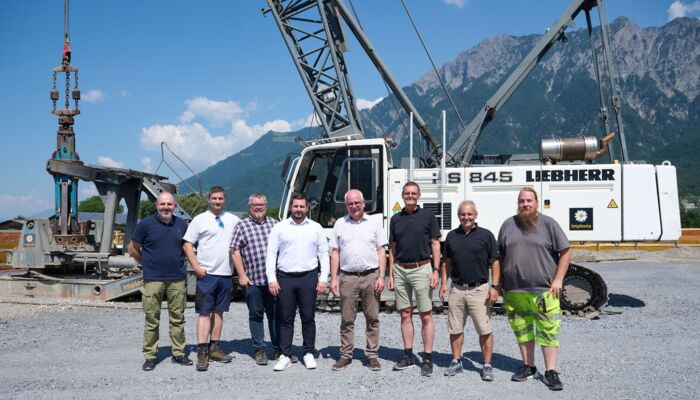 Vaduz und Schaan bauen neues Grundwasserpumpwerk Wiesen II Bild