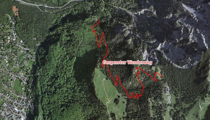 Wanderweg zwischen Wildschloss und Gaflei gesperrt Bild